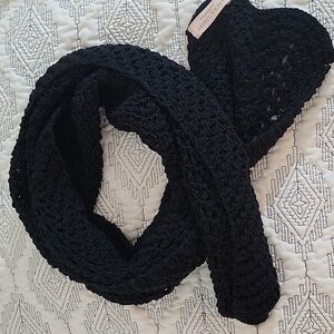 Laura Ashley Black Scarf